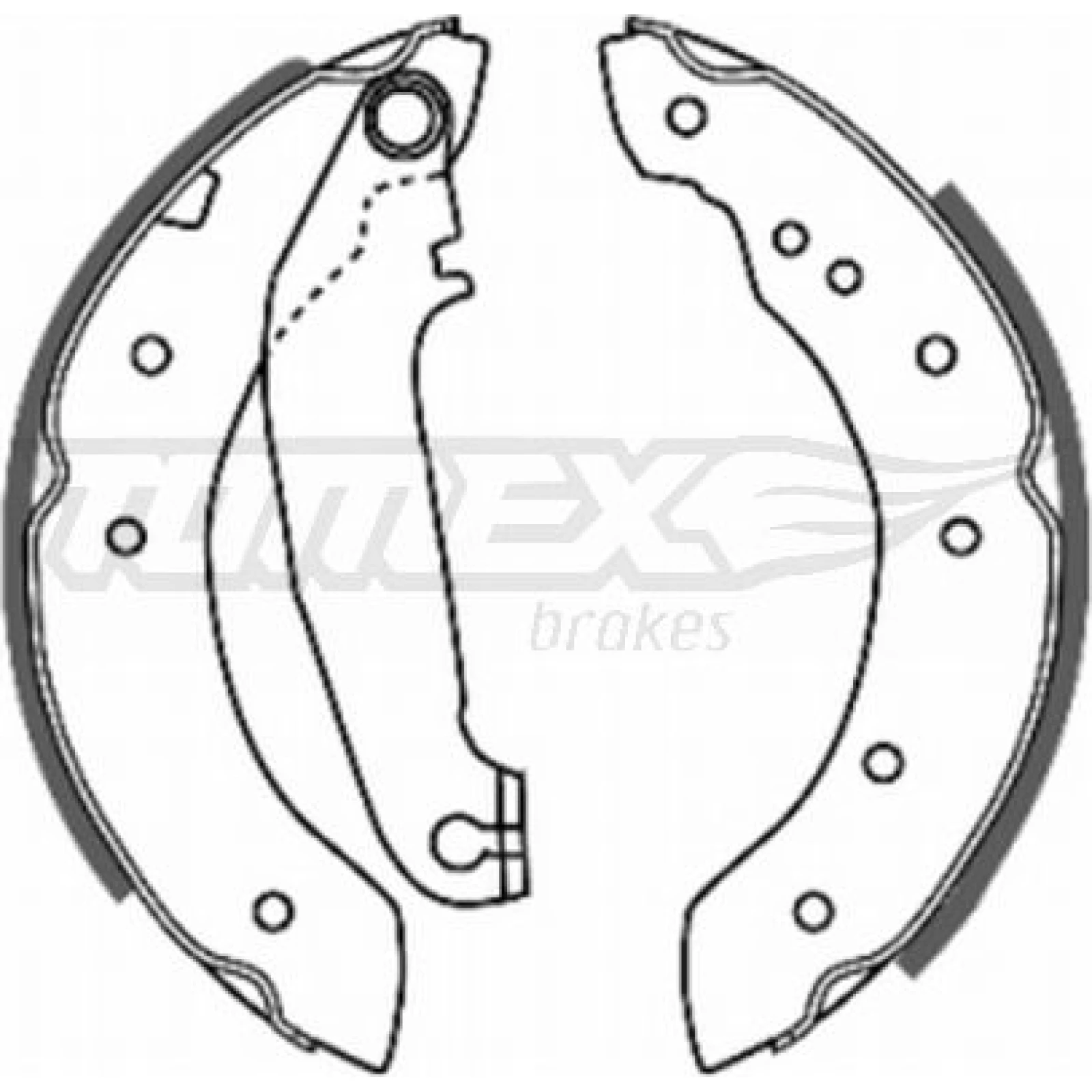 TOMEX brakes Bremsbackensatz TX 20-65