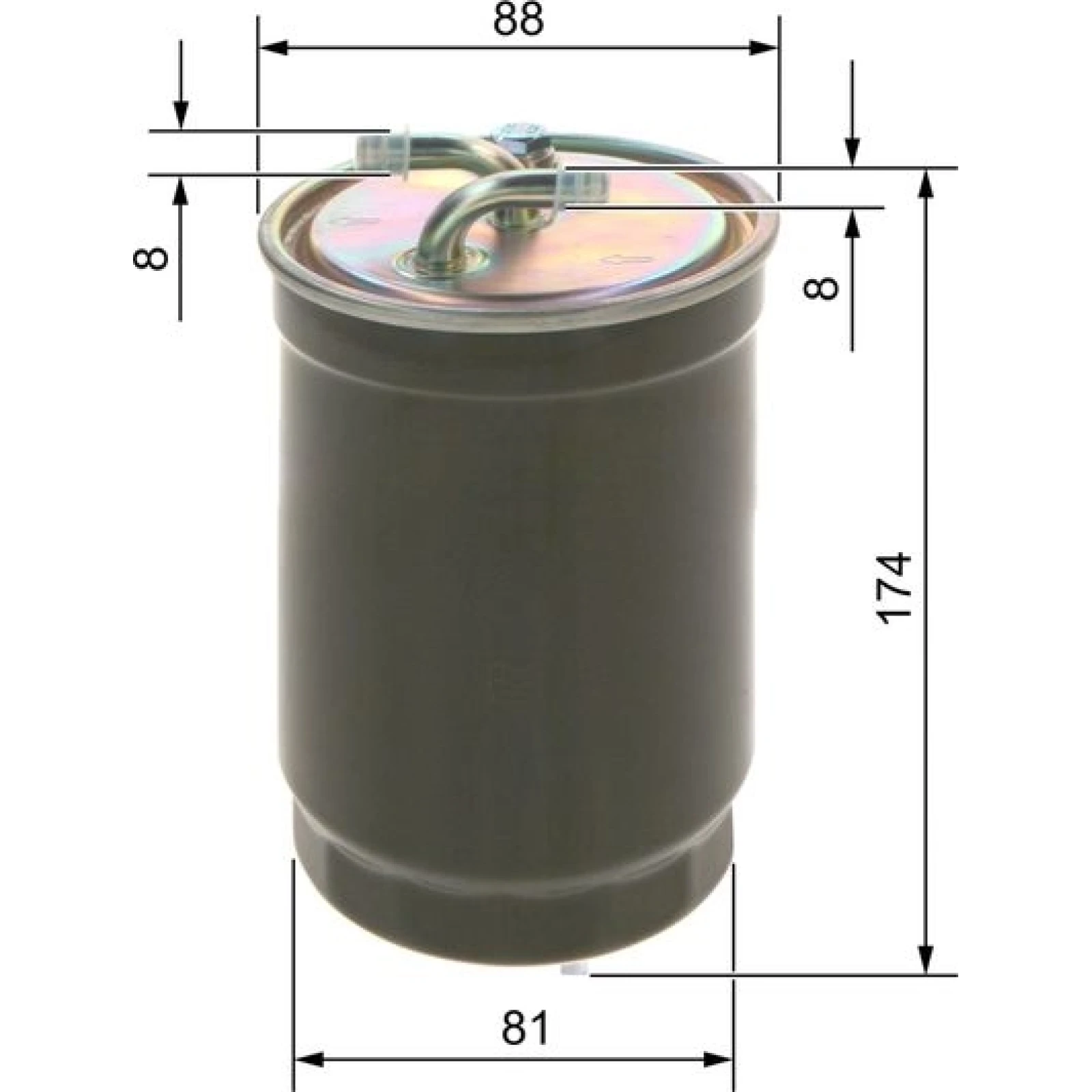 Kraftstofffilter 0 450 906 172