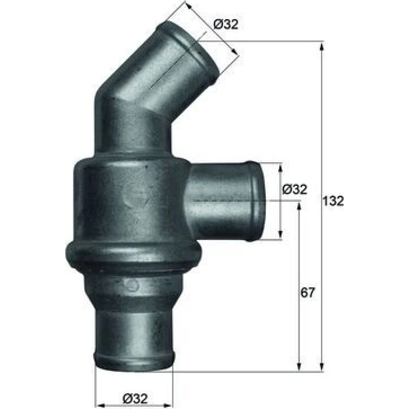 Gehäusethermostat TH 16 80