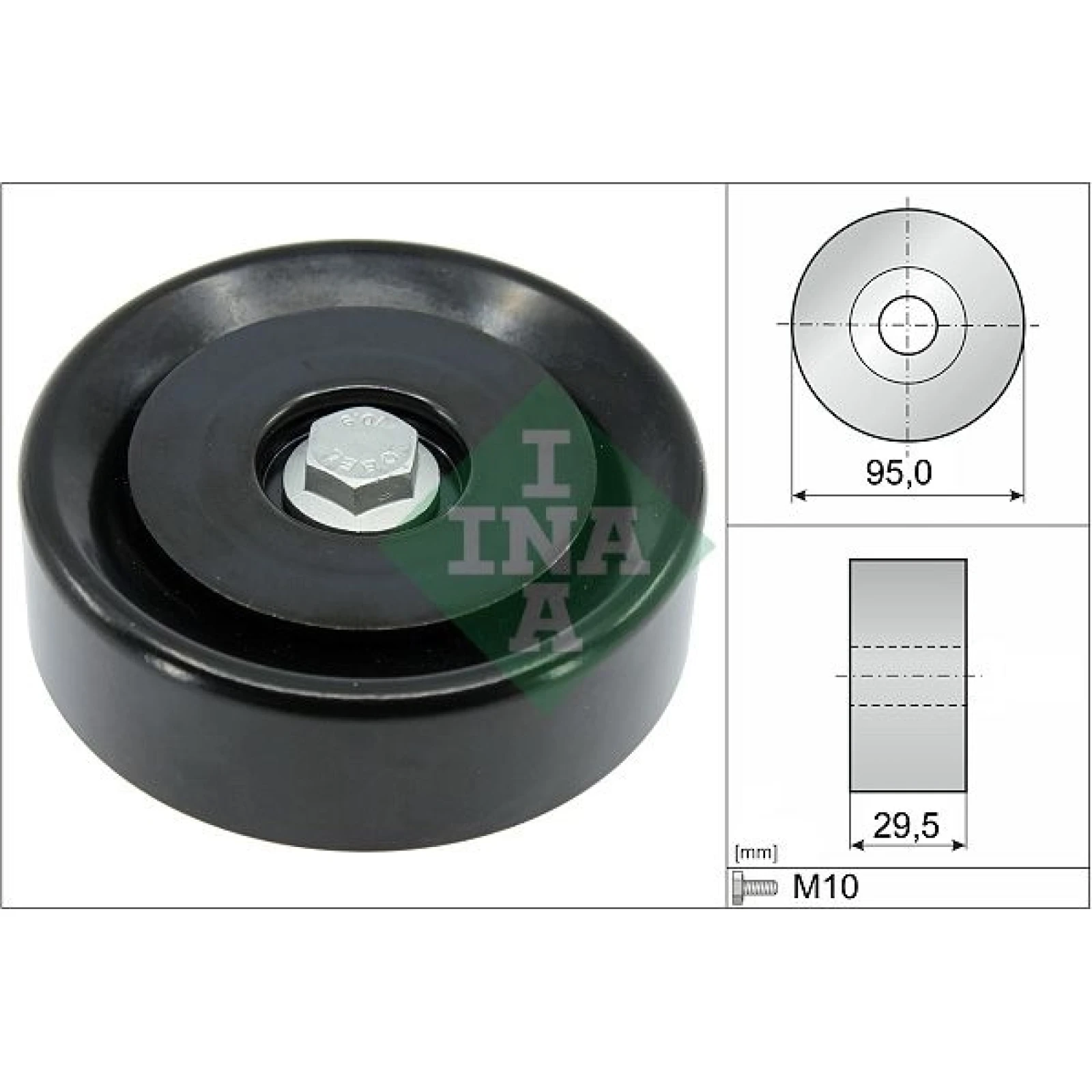 Umlenk-/Führungsrolle, Keilrippenriemen 532 0959 10