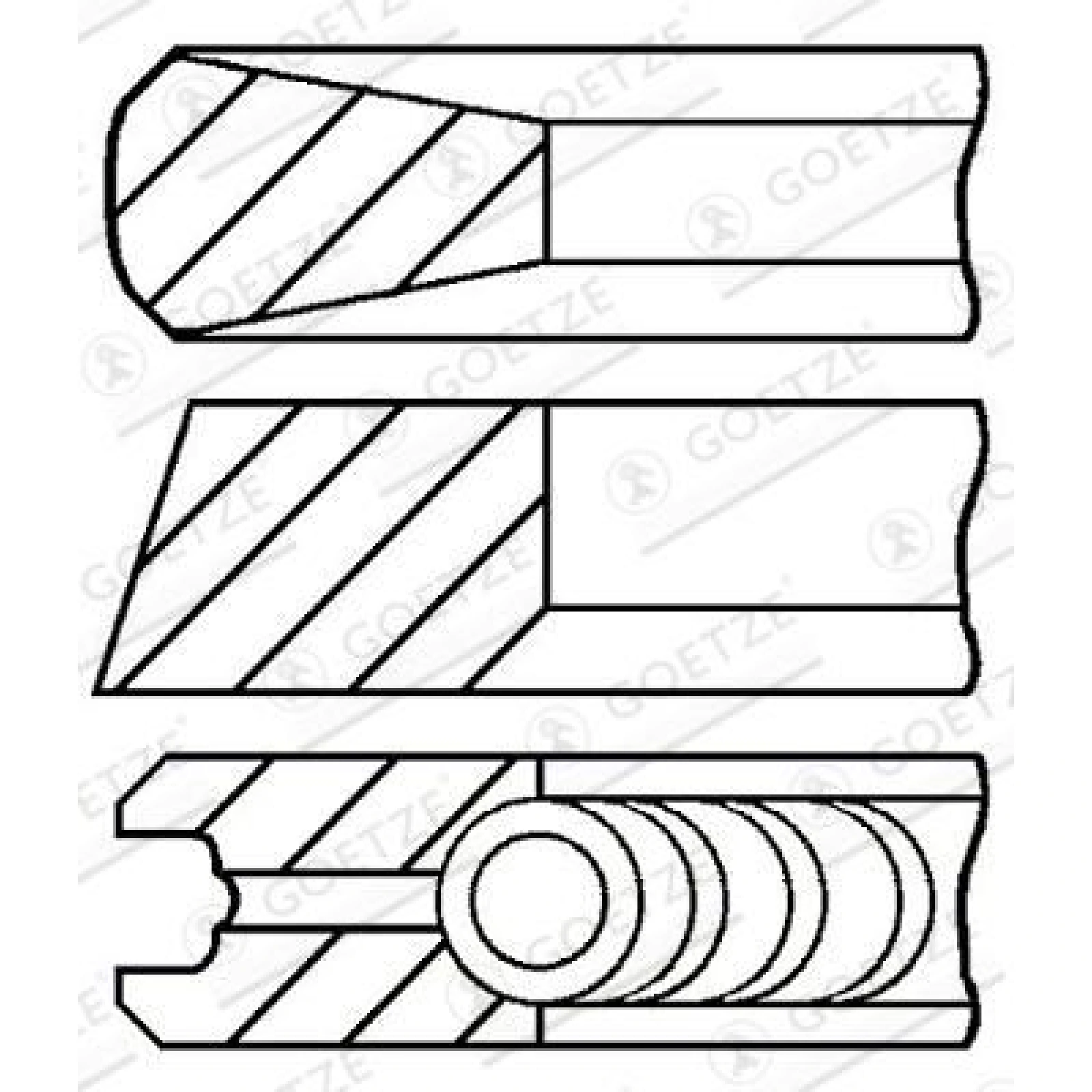 Tonringe Peugeot 1.4Hdi 73.71 08-135300-00