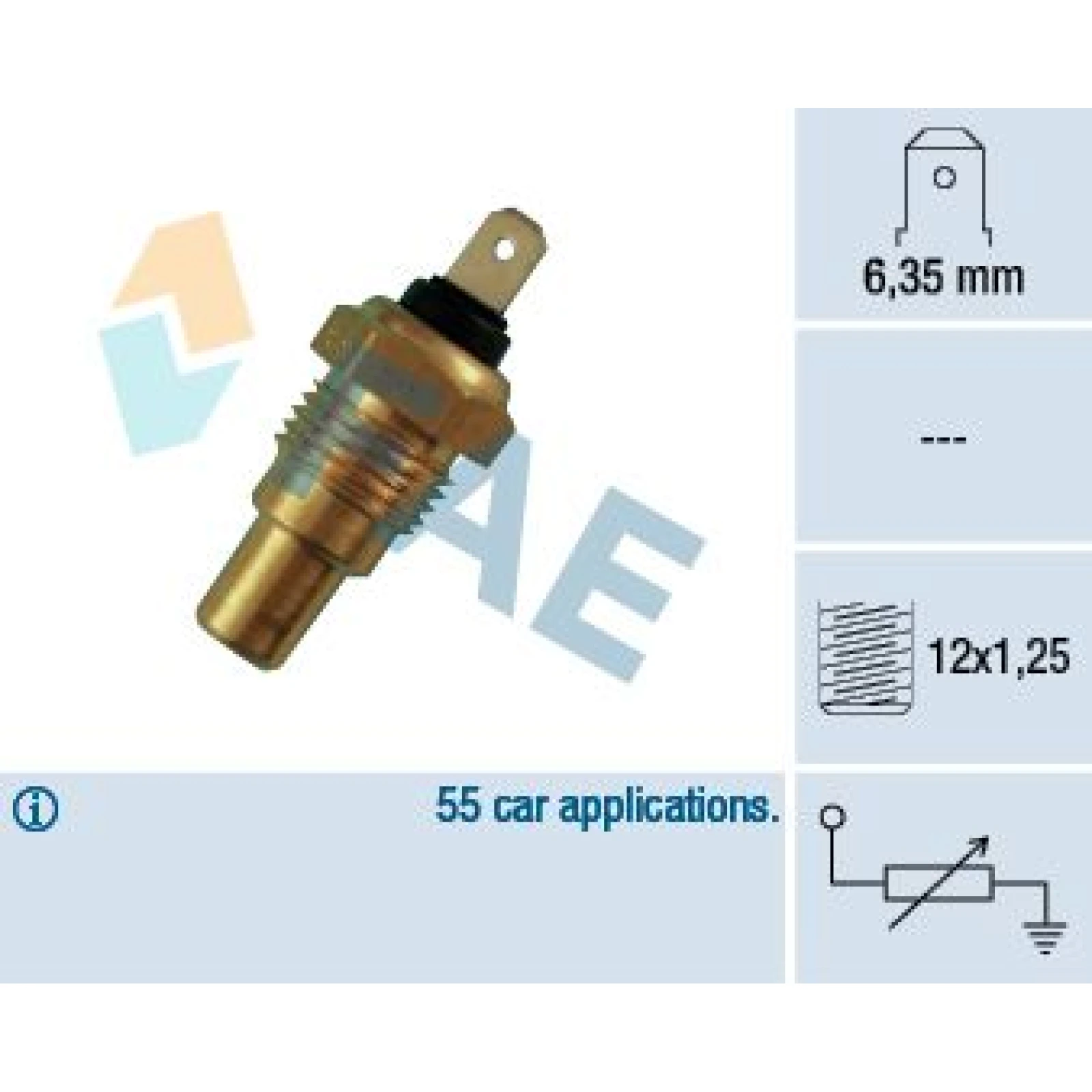 FAE Sensor, Kühlmitteltemperatur 31580