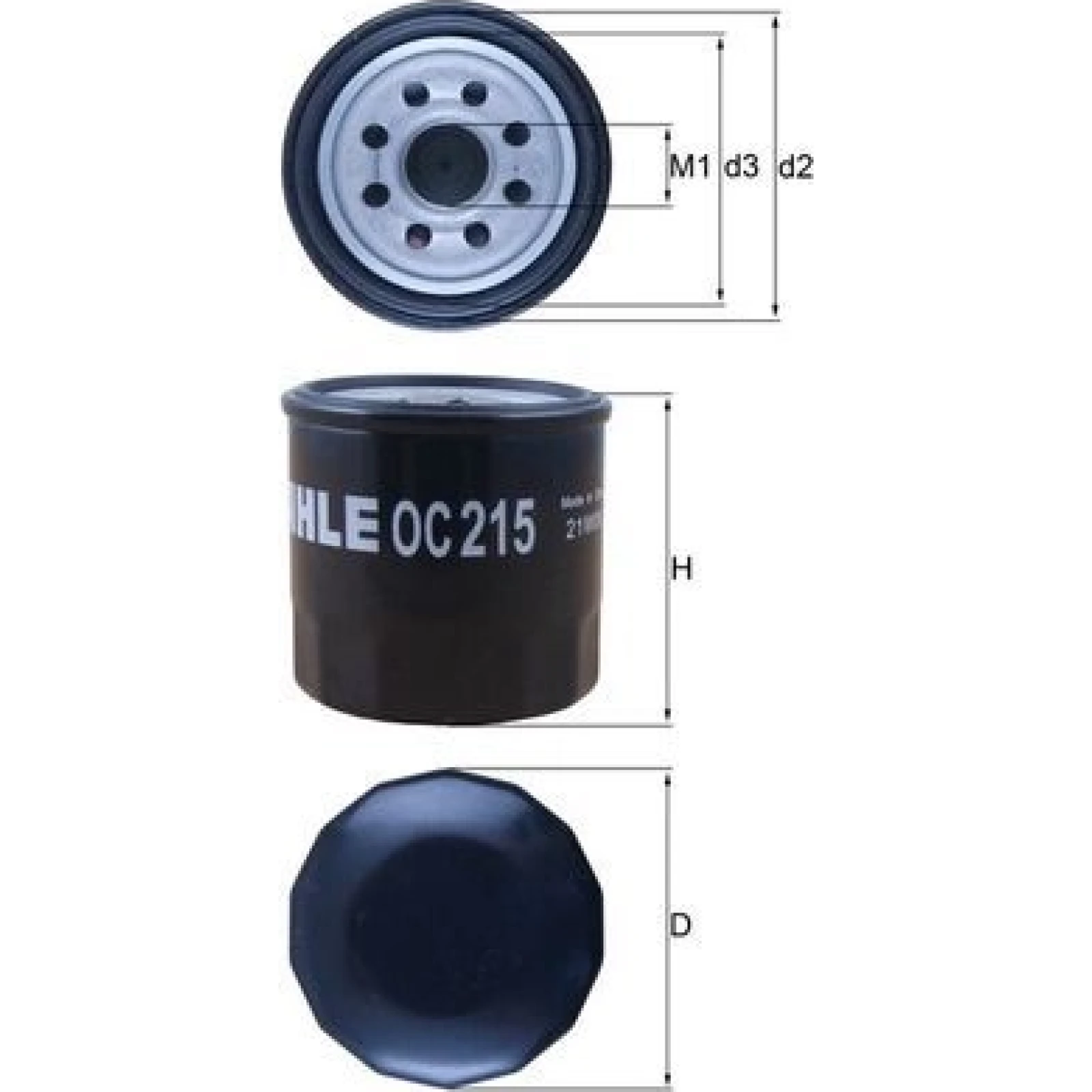 MAHLE Ölfilter OC 215