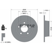 Bremsscheibe Vw T. A6 1.8-3 | 92104103