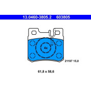 Bremsbelagsatz Db T. W124/W202/W210 93-01 | 13.0460-3805.2