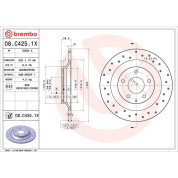 Bremsscheibe HA Xtra | MAZDA CX-5 11-18 | 08.C425.1X
