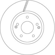 Bremsscheibe Ssangyong P. Actyon/Korando 2.0 4Wd 10 | DF6804