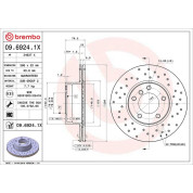 Bremsscheibe VA Xtra | BMW E39 520i-535i 96 | 09.6924.1X