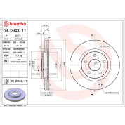 Bremsscheibe VA | RENAULT | 09.D943.11