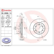85 481 080 Bremsscheibe VA | NISSAN Pick Up 02 | 09.8066.14