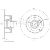 Bremsscheibe HA | AUDI A4 95 | 800-394