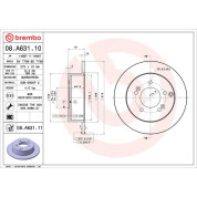 94 482 003 Bremsscheibe HA | KIA Carens 02 | 08.A631.11