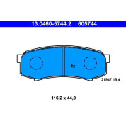 Bremsbelagsatz Toyota T. Land Cruiser 90 | 13.0460-5744.2