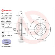 94 481 021 Bremsscheibe VA | KIA Carens III 06 | 09.A706.11