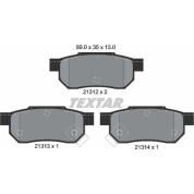 Bremsbelagsatz Honda T. Civic 97- Uk/Crx/Rover 200/400/25/45 | 2131201