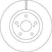 82 481 164 Bremsscheibe VA | TOYOTA Rav 4 06 | DF6675