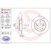 89 482 013 Bremsscheibe HA | SUZUKI SX4, Vitara 13 | 08.C046.11