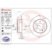 15 482 030 Bremsscheibe HA | MERCEDES Sprinter,VW Crafter 06 | 08.9509.11