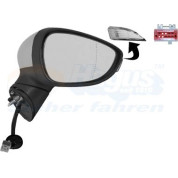 Aussenspiegel re. elek. Verst. bhz. grund | Ford Fiesta CB1 asphärisch 6Pin, +Blink. OE 1799161 +