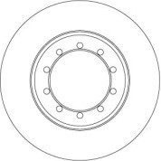 Bremsscheibe Ford T. Transit 2.2-3.2 Tdci 06-14 Rwd | DF6711