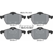 Bremsbelagsatz Opel P. Astra G/Saab | 2311701