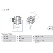Lichtmaschine | SEAT,VW | 0 986 041 310