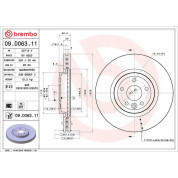 Bremsscheibe VA | JAGUAR XE, XF 15 | 09.D063.11