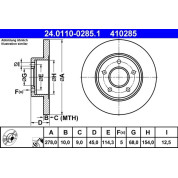 Bremsscheibe | 24.0110-0285.1