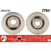 Bremsscheibe Vw T. A6 Allroad | DF4776
