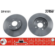 Bremsscheibe Honda P. Accord 98 | DF4151