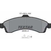 Bremsbelagsatz Saab S. 9-7X | 2444801