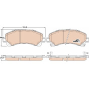 Bremsklötze VA | ISUZU D-Max 08 | GDB3545