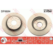 89 481 036 Bremsscheibe VA | SUZUKI SX4 06 | DF6684