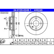 Bremsscheibe | 24.0120-0249.1