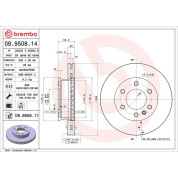 15 481 063 Bremsscheibe VA | MERCEDES Sprinter,VW Crafter 06 | 09.9508.11