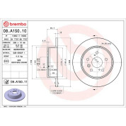 Bremsscheibe HA | LEXUS RX 98-03 | 08.A150.11