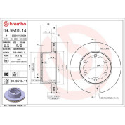 15 482 098 Bremsscheibe HA | MERCEDES Sprinter,VW Crafter 06 | 09.9510.11