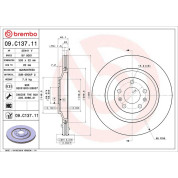 Bremsscheibe HA | AUDI A8 VW Phaeton 02-16 | 09.C137.11