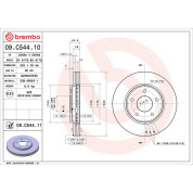 85 481 109 Bremsscheibe VA | NISSAN Leaf, NV200 10 | 09.C544.11