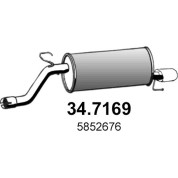 Endschalldämpfer | OPEL Corsa 06 | 34.7169
