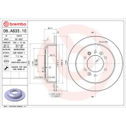 94 482 006 Bremsscheibe HA | KIA Carnival 06 | 08.A633.10