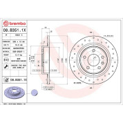 Bremsscheibe HA | OPEL Astra, Zafira 09 | 08.B351.1X