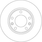 Bremsscheibe Peugeot T. 308 1.0-2.0 13 | DF6910