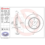 91 482 013 Bremsscheibe HA | CHRYSLER GRAND VOYAGER 07 | 08.N123.11