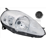 Scheinwerfer L H4 +LWR +MOT 8-PIN CHROM | FIAT GRANDE PUNTO 11,08-9,09 | 2550,512,3
