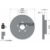Bremsscheibe | 92345403