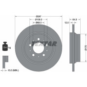Bremsscheibe Volvo T. S60/S80/V | 92100703