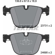 Bremsbelagsatz Bmw T. F01/F02 730-730 08 | 2373101