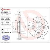 Bremsscheibe VA Xtra | MAZDA 3,5 03 | 09.9468.2X