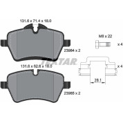 Bremsbelagsatz Mini P. Mini Cooper 10- Countryman | 2398404